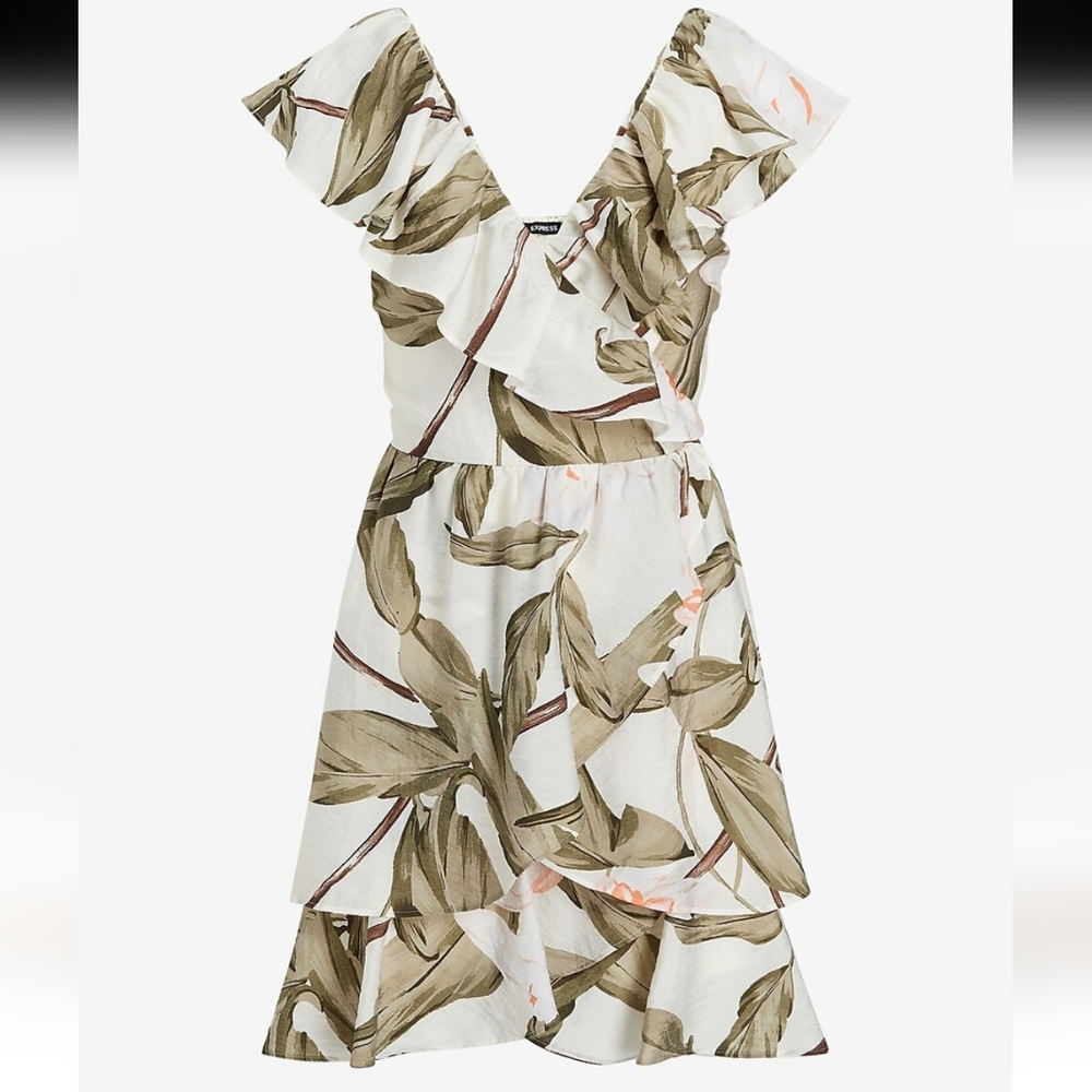 Express Ruffle Mini Dress - Picture 3 of 12
